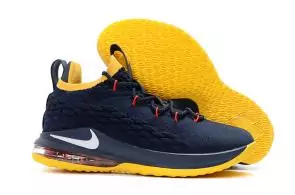 nike lebron 15 boys preschool basketball dark blue yellow